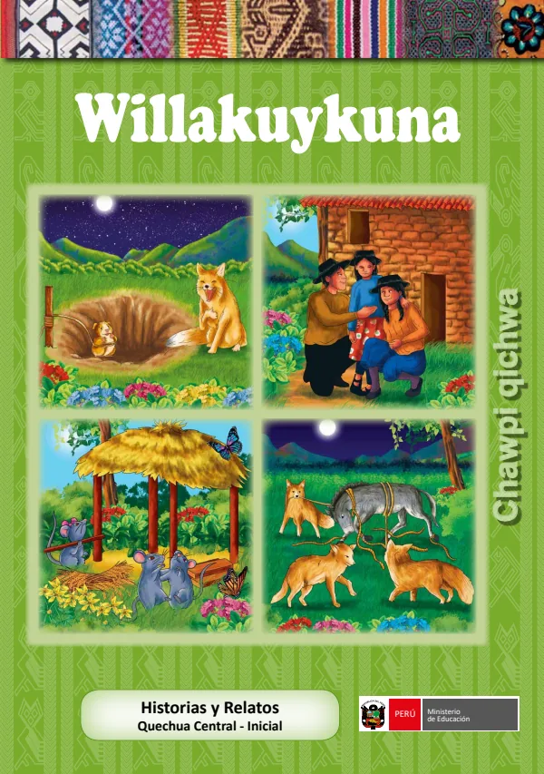 Atuqwan haka: lectura (MINEDU) PDF 1 Portada de Atuqwan haka: lectura - Educación Intercultural Bilingüe (EIB) - MINEDU