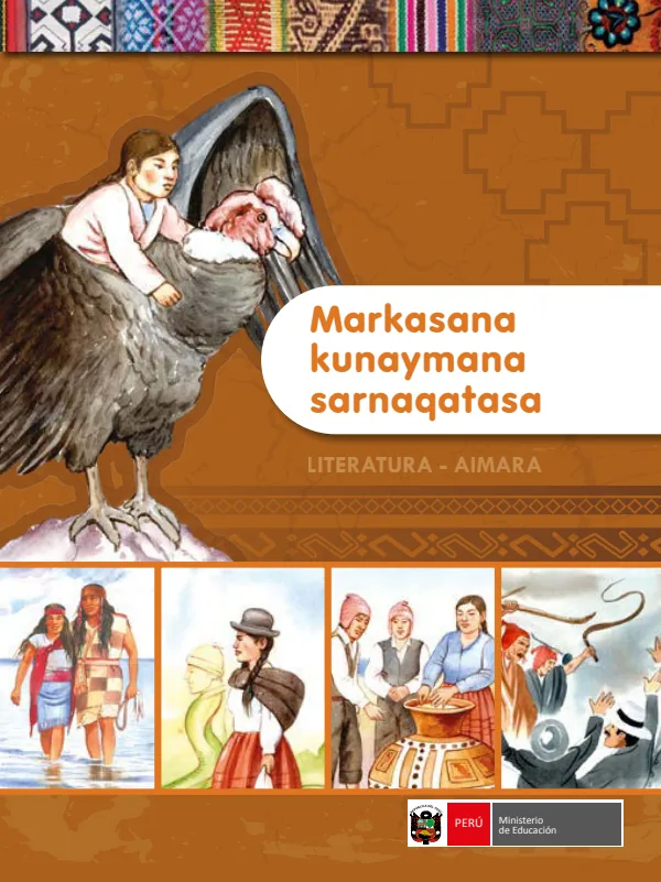 Biblioteca Aimara - item 57 literatura aimara (MINEDU) PDF 1 Portada de Biblioteca Aimara - item 57 literatura aimara - Educación Intercultural Bilingüe (EIB) - MINEDU