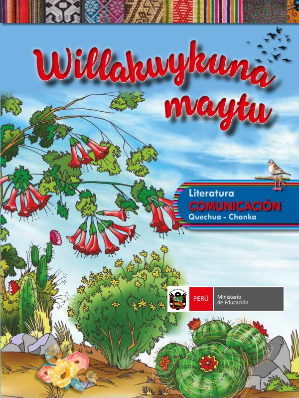Biblioteca Quechua Chanka - literatura comunicacion quechua chanka (MINEDU) PDF 1 Portada de Biblioteca Quechua Chanka - literatura comunicacion quechua chanka - Educación Intercultural Bilingüe (EIB) - MINEDU