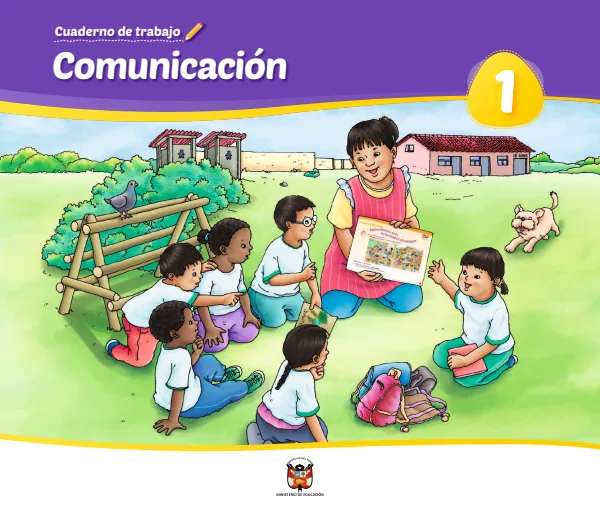 Comunicación 1: cuaderno de trabajo para primer grado de Educación Primaria 2019 · 2019 (MINEDU) PDF 1 Portada de Comunicación 1: cuaderno de trabajo para primer grado de Educación Primaria 2019 · 2019 - MINEDU