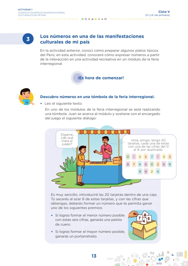 Conozco diversas manifestaciones culturales de mi país - Primaria (MINEDU) PDF 1 Portada de Conozco diversas manifestaciones culturales de mi país - Primaria - MINEDU