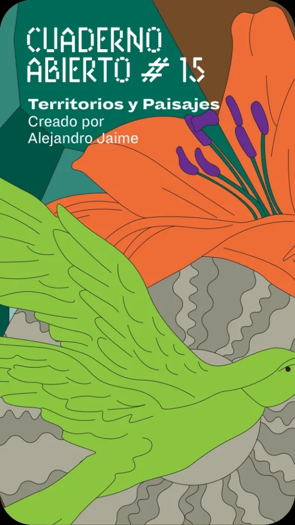 Cuaderno abierto # 15: Territorios y paisajes (MINEDU) PDF 1 Portada de Cuaderno abierto # 15: Territorios y paisajes - Guías docentes - MINEDU