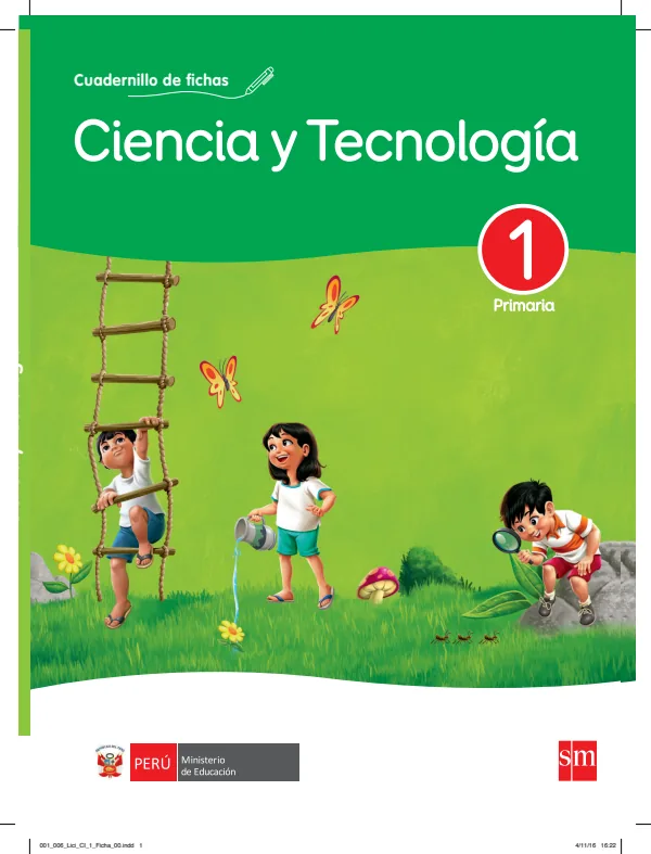 Cuaderno de fichas Ciencia y Tecnología. Primer grado de Primaria. Las enfermedades y su cuidado · 2017 (MINEDU) PDF 1 Portada de Cuaderno de fichas Ciencia y Tecnología. Primer grado de Primaria. Las enfermedades - MINEDU