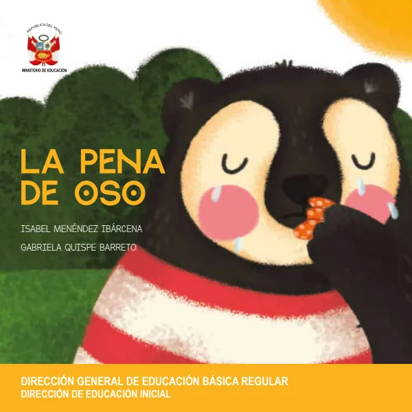 Cuento: La pena de Oso - Educación Inicial (MINEDU) PDF 1 Portada de Cuento: La pena de Oso - Educación Inicial - MINEDU