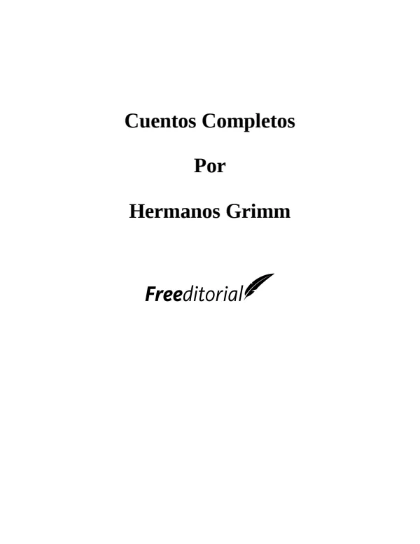 Cuentos completos por hermanos Grimm (MINEDU) PDF 1 Portada de Cuentos completos por hermanos Grimm - Secundaria - MINEDU