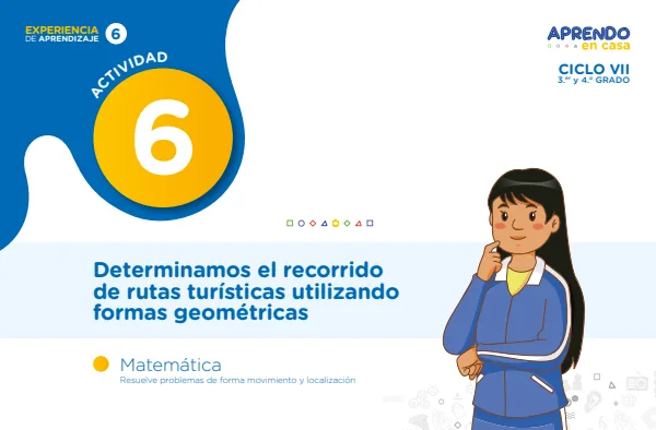 Determinamos el recorrido de rutas turísticas utilizando formas geométricas - Secundaria (MINEDU) PDF 1 Portada de Determinamos el recorrido de rutas turísticas utilizando formas geométricas - Secundaria - MINEDU
