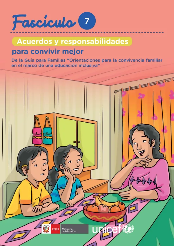 Fascículo 7. Acuerdos y responsabilidades para convivir mejor - Secundaria (MINEDU) PDF 1 Portada de Fascículo 7. Acuerdos y responsabilidades para convivir mejor - Secundaria - MINEDU