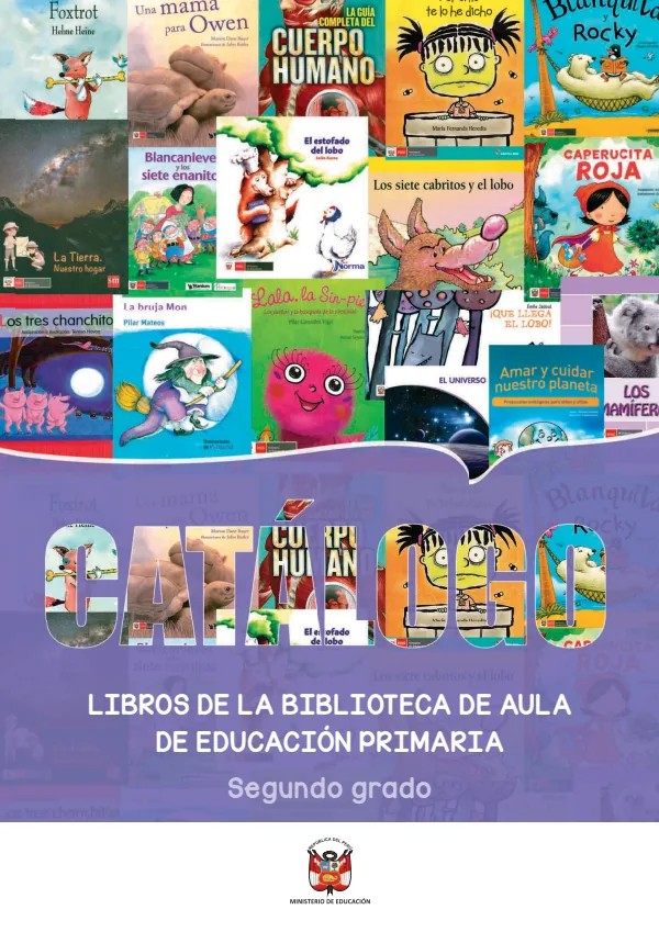 Fichas con orientaciones para el uso de los libros de la biblioteca de aula 2. grado (MINEDU) PDF 1 Portada de Fichas con orientaciones para el uso de los libros de la biblioteca de aula 2. grado - MINEDU