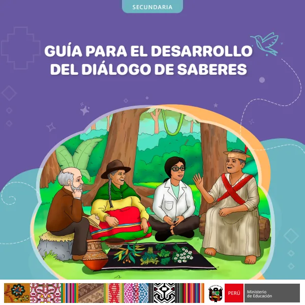 Guía para el desarrollo del diálogo de saberes - Secundaria (MINEDU) PDF 1 Portada de Guía para el desarrollo del diálogo de saberes - Secundaria - Guías docentes - MINEDU