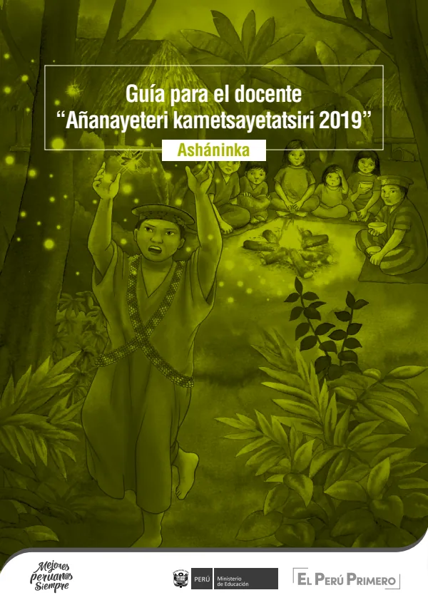 Guia para el docente ashaninka 2019 (Mis lecturas favoritas en ashaninka) (MINEDU) PDF 1 Portada de Guia para el docente ashaninka 2019 (Mis lecturas favoritas en ashaninka) - Evaluaciones UMC (ECE y ENLA) - MINEDU