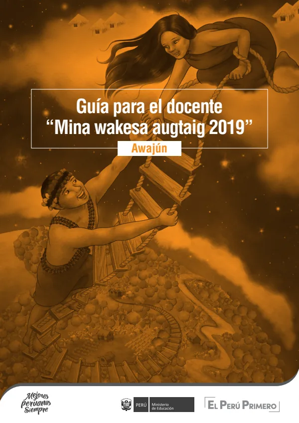 Guia para el docente awajun 2019 (Mis lecturas favoritas en awajún) (MINEDU) PDF 1 Portada de Guia para el docente awajun 2019 (Mis lecturas favoritas en awajún) - Educación Intercultural Bilingüe (EIB) - MINEDU