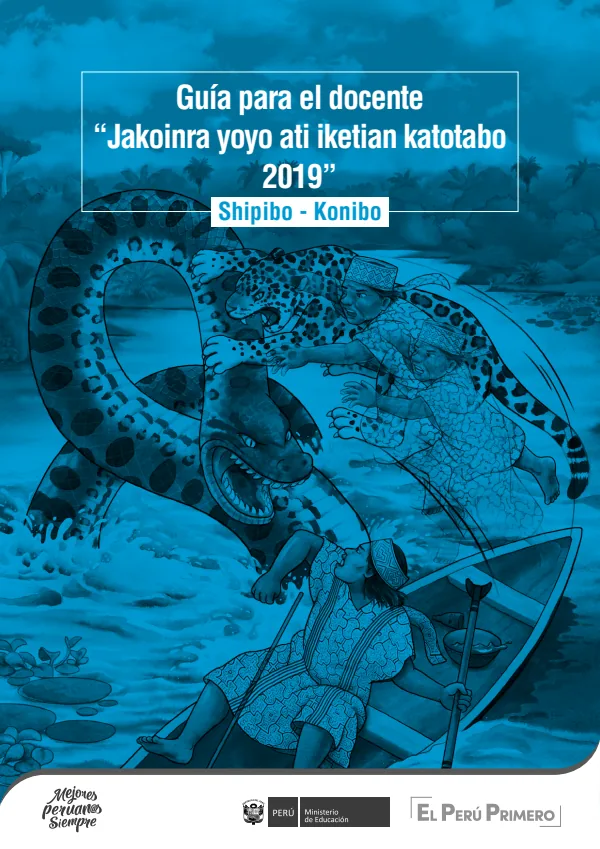 Guia para el docente shipibo 2019 (Mis lecturas favoritas en shipibo-konibo) (MINEDU) PDF 1 Portada de Guia para el docente shipibo 2019 (Mis lecturas favoritas en shipibo-konibo) - Educación Intercultural Bilingüe (EIB) - MINEDU