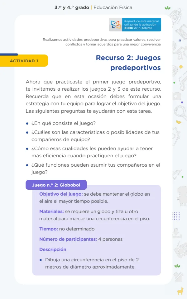 Juegos predeportivos - Secundaria (MINEDU) PDF 1 Portada de Juegos predeportivos - Secundaria - MINEDU
