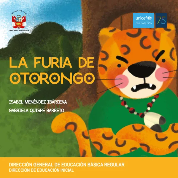 La furia de Otorongo - Educación Inicial (MINEDU) PDF 1 Portada de La furia de Otorongo - Educación Inicial - MINEDU