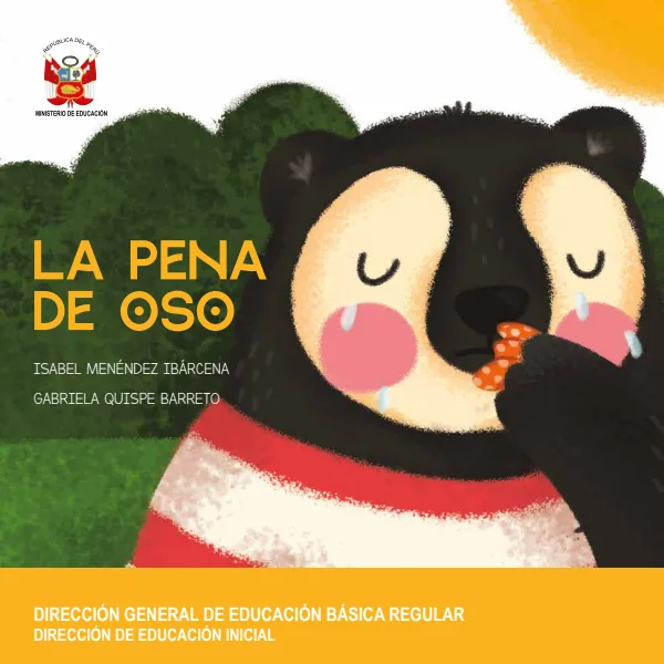 La pena de Oso - Educación Inicial (MINEDU) PDF 1 Portada de La pena de Oso - Educación Inicial - MINEDU