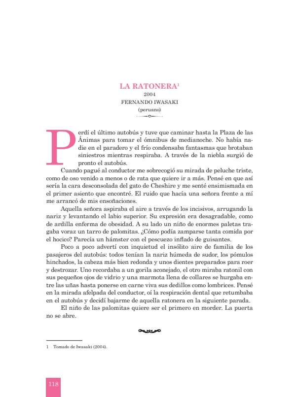 La ratonera: 2004. Fernando Iwasaki - 2.° grado de Secundaria (MINEDU) PDF 1 Portada de La ratonera: 2004. Fernando Iwasaki - 2.° grado de Secundaria - MINEDU