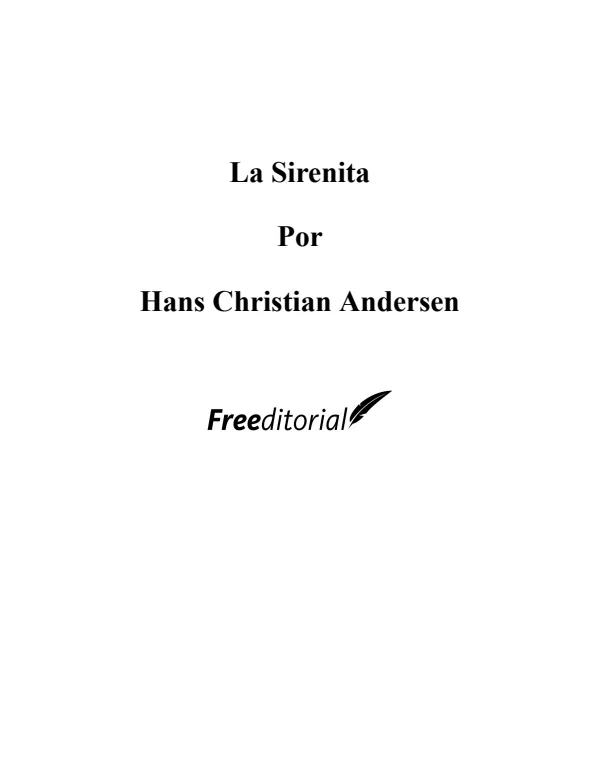 La Sirenita - Secundaria (MINEDU) PDF 1 Portada de La Sirenita - Secundaria - MINEDU