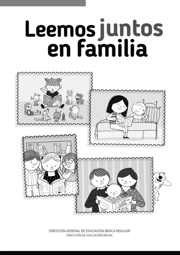 Leemos juntos en familia (MINEDU) PDF 1 Portada de Leemos juntos en familia - Guías docentes - MINEDU