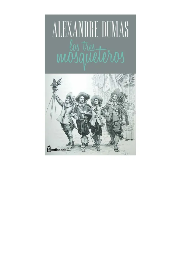 Los tres mosqueteros - Secundaria (MINEDU) PDF 1 Portada de Los tres mosqueteros - Secundaria - MINEDU