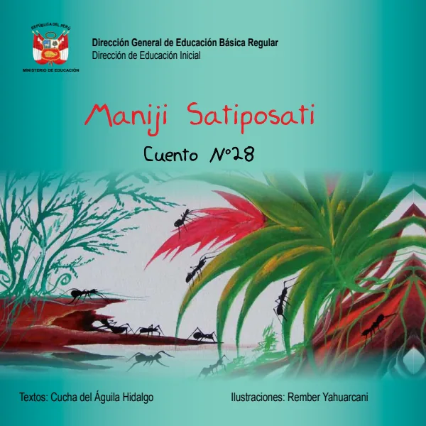 Maniji satiposati - Isula, hormiga de Satipo - Educación Inicial (MINEDU) PDF 1 Portada de Maniji satiposati - Isula, hormiga de Satipo - Educación Inicial - MINEDU