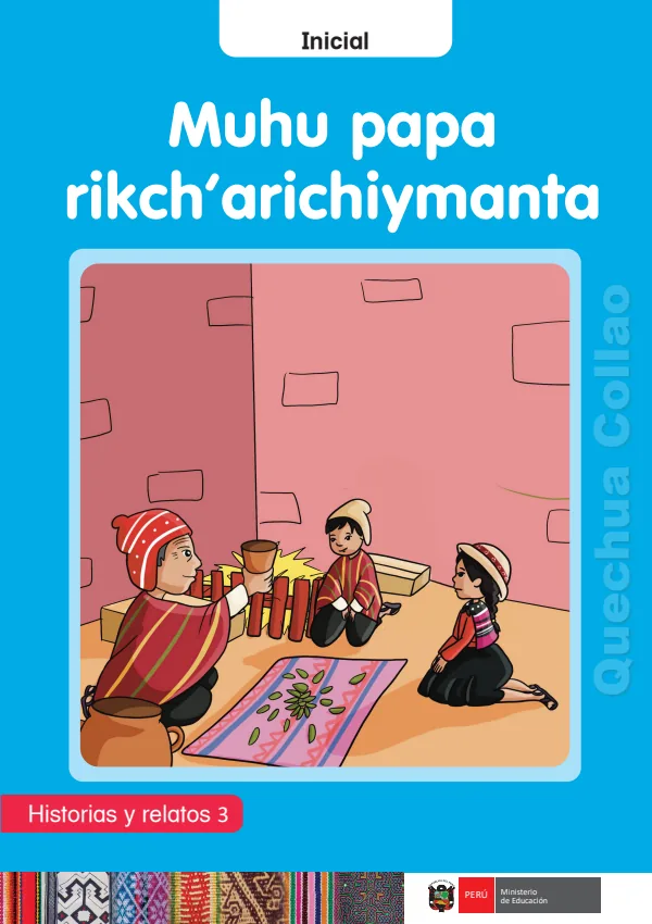 Muhu papamanta: lectura (MINEDU) PDF 1 Portada de Muhu papamanta: lectura - Educación Intercultural Bilingüe (EIB) - MINEDU