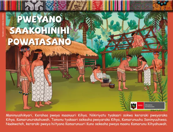 Pweyabo saakohinihi powatasano: tarjetas con relatos - Arabela - Primaria (MINEDU) PDF 1 Portada de Pweyabo saakohinihi powatasano: tarjetas con relatos - Arabela - Primaria - MINEDU
