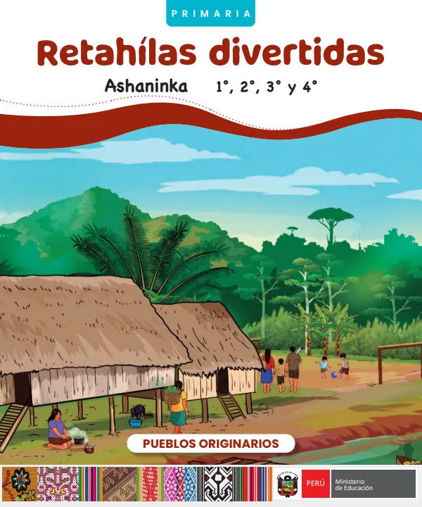 Retahílas divertidas - Primaria - Ashaninka (MINEDU) PDF 1 Portada de Retahílas divertidas - Primaria - Ashaninka - MINEDU