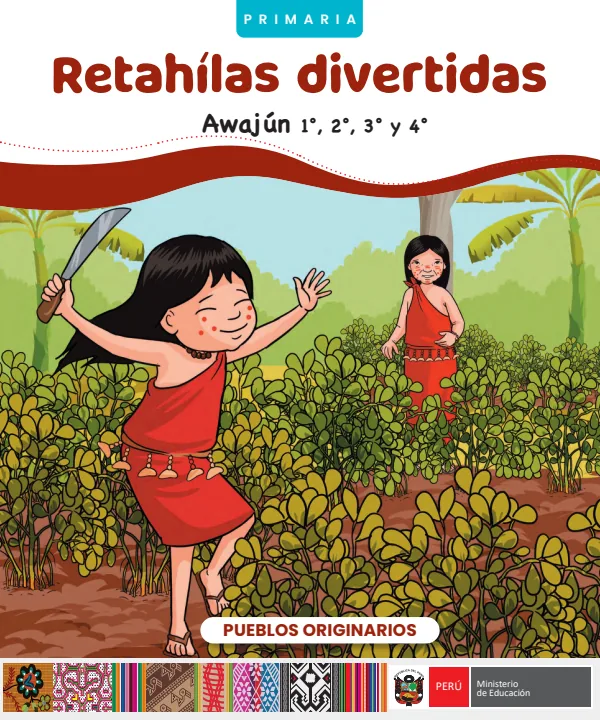 Retahílas divertidas - Primaria - Awajún (MINEDU) PDF 1 Portada de Retahílas divertidas - Primaria - Awajún - MINEDU
