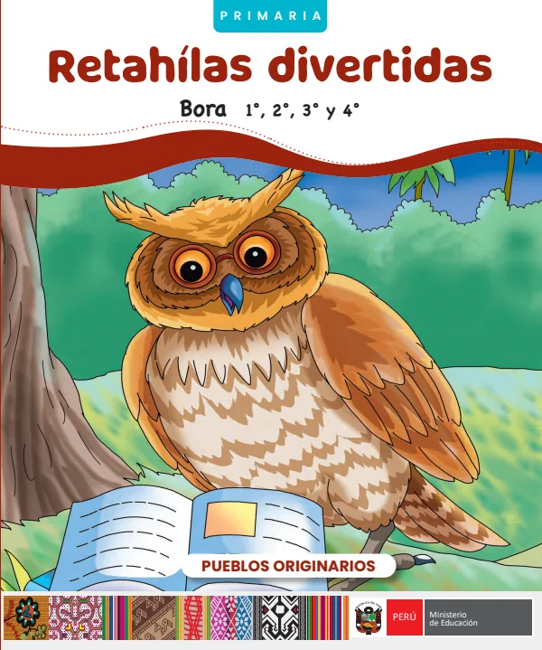 Retahílas divertidas - Primaria - Bora (MINEDU) PDF 1 Portada de Retahílas divertidas - Primaria - Bora - MINEDU