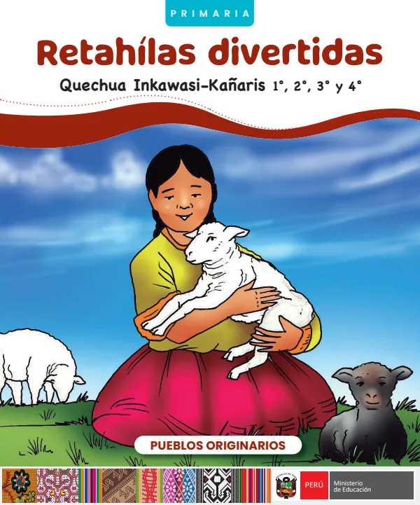 Retahilas divertidas - Primaria - Quechua inkawasi-kañaris (MINEDU) PDF 1 Portada de Retahilas divertidas - Primaria - Quechua inkawasi-kañaris - MINEDU