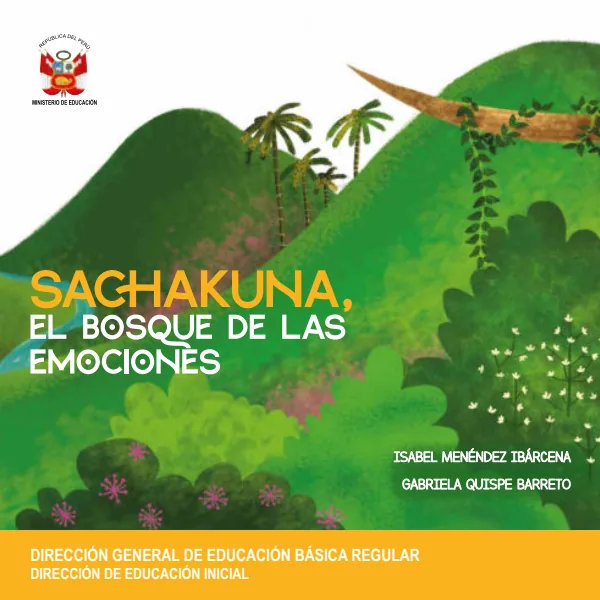 Sachakuna, el bosque de las emociones - Educación Inicial (MINEDU) PDF 1 Portada de Sachakuna, el bosque de las emociones - Educación Inicial - MINEDU
