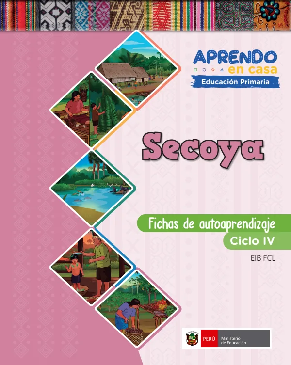 Secoya - Fichas de autoaprendizaje Mamaru del IV Ciclo (3.er) de Primaria (MINEDU) PDF 1 Portada de Secoya - Fichas de autoaprendizaje Mamaru del IV Ciclo (3.er) de Primaria - MINEDU