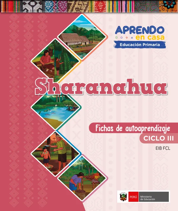 Sharanahua - Fichas de autoaprendizaje Mamaru del III Ciclo (1.er y 2.) de Primaria (MINEDU) PDF 1 Portada de Sharanahua - Fichas de autoaprendizaje Mamaru del III Ciclo (1.er y 2.) de Primaria - MINEDU