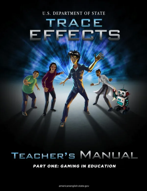 Trace effects, part 01, gaming in education. teacher's manual (MINEDU) PDF 1 Portada de Trace effects, part 01, gaming in education. teacher's manual - Guías docentes - MINEDU