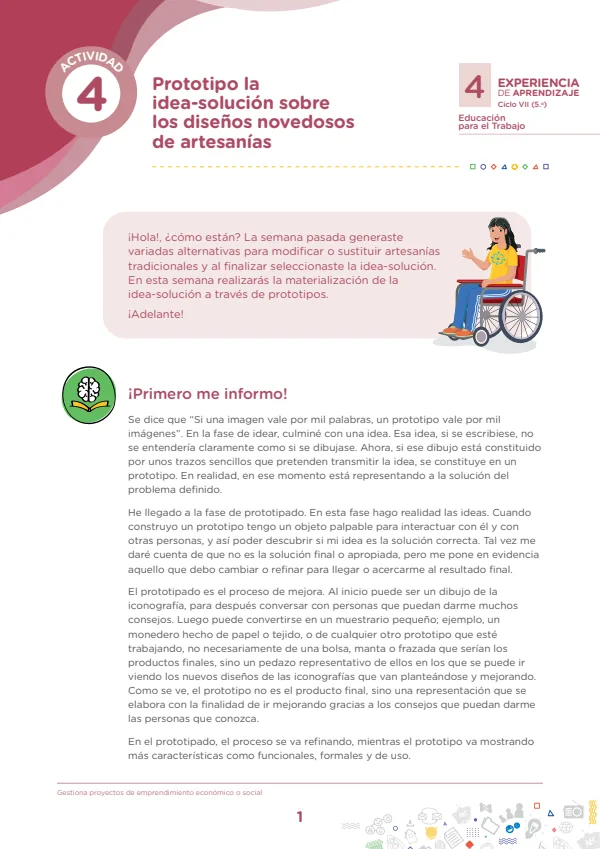Un monólogo para el Bicentenario , 3.er y 4. grado (MINEDU) PDF 1 Portada de Un monólogo para el Bicentenario , 3.er y 4. grado - MINEDU