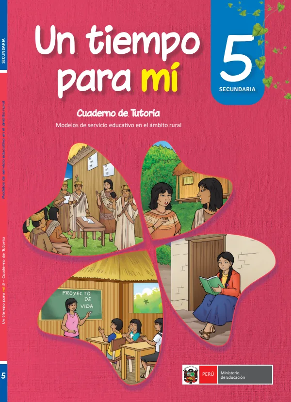 Un tiempo para mí 5: Cuaderno de Tutoría - 5.° grado de Secundaria (MINEDU) PDF 1 Portada de Un tiempo para mí 5: Cuaderno de Tutoría - 5.° grado de Secundaria - MINEDU