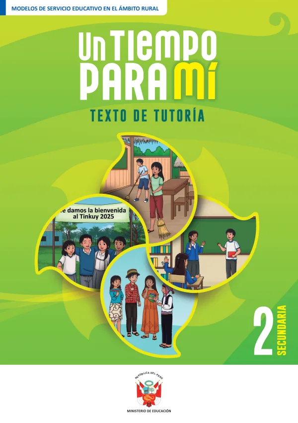 Un tiempo para mí: texto de tutoría de 2.° grado (MINEDU) PDF 1 Portada de Un tiempo para mí: texto de tutoría de 2.° grado - MINEDU