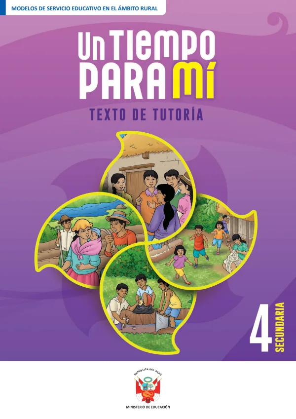 Un tiempo para mí: texto de tutoría de 4.to grado (MINEDU) PDF 1 Portada de Un tiempo para mí: texto de tutoría de 4.to grado - MINEDU